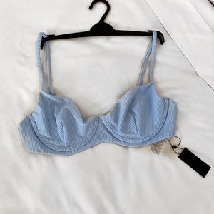 Brand new ribbed cup bikini top